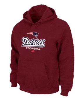 New England Patriots Critical Victory Pullover Hoodie RED Cheap