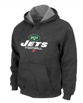 New York Jets Critical Victory Pullover Hoodie Dark Grey Cheap