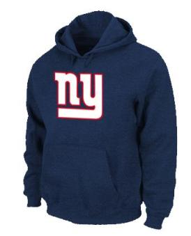 New York Giants Authentic Logo Pullover Hoodie Dark Blue Cheap