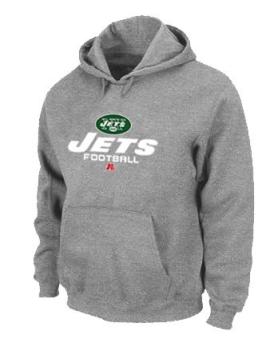 New York Jets Critical Victory Pullover Hoodie Grey Cheap