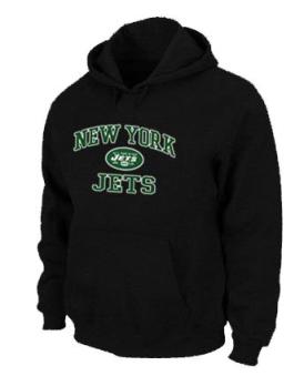New York Jets Heart & Soul Pullover Hoodie Black Cheap