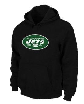 New York Jets Logo Pullover Hoodie black Cheap
