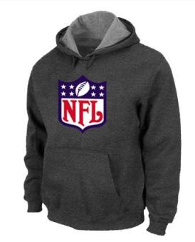 NFL Logo Pullover Hoodie Dark Grey Cheap