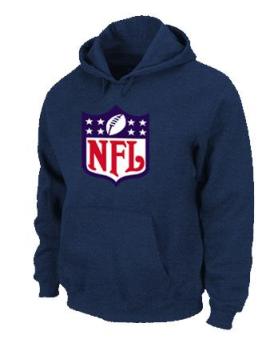 NFL Logo Pullover Hoodie Dark Blue Cheap