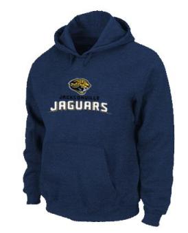 Jacksonville Jaguars Authentic Logo Pullover Hoodie Dark Blue Cheap