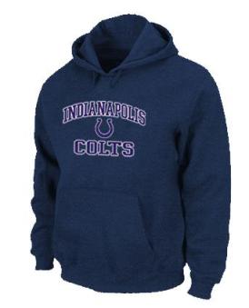 Indianapolis Colts Heart & Soul Pullover Hoodie Dark Blue Cheap