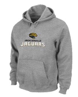 Jacksonville Jaguars Authentic Logo Pullover Hoodie Grey Cheap