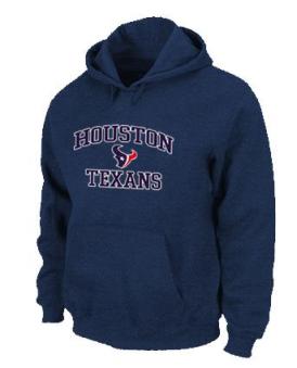 Houston Texans Heart & Soul Pullover Hoodie Dark Blue Cheap