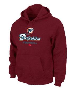 Miami Dolphins Critical Victory Pullover Hoodie RED Cheap