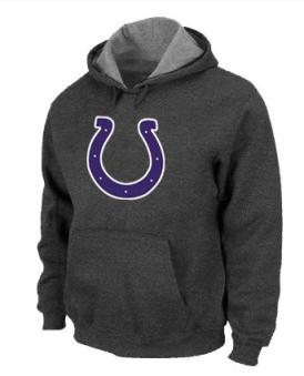 Indianapolis Colts Logo Pullover Hoodie Dark Grey Cheap