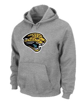 Jacksonville Jaguars Logo Pullover Hoodie Grey Cheap