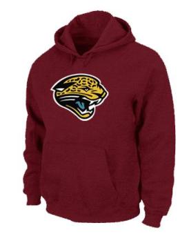 Jacksonville Jaguars Logo Pullover Hoodie RED Cheap