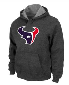 Houston Texans Logo Pullover Hoodie Dark Grey Cheap