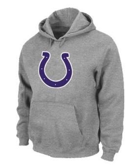 Indianapolis Colts Logo Pullover Hoodie Grey Cheap