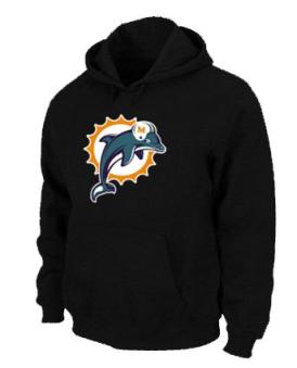 Miami Dolphins Logo Pullover Hoodie black Cheap