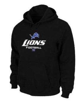 Detroit Lions Critical Victory Pullover Hoodie Black Cheap