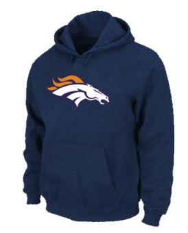 Denver Broncos Logo Pullover Hoodie Dark Blue Cheap