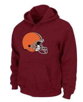 Cleveland Browns Logo Pullover Hoodie RED Cheap