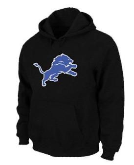Detroit Lions Logo Pullover Hoodie black Cheap