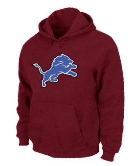 Detroit Lions Logo Pullover Hoodie RED Cheap