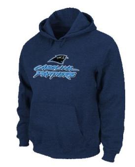 Carolina Panthers Authentic Logo Pullover Hoodie Dark Blue Cheap