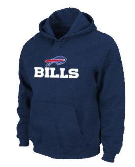 Buffalo Bills Authentic Logo Pullover Hoodie Dark Blue Cheap