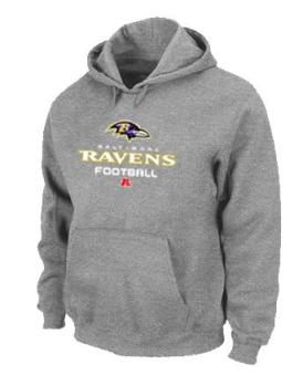 Baltimore Ravens Critical Victory Pullover Hoodie Grey Cheap