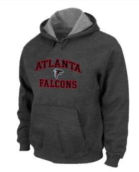 Atlanta Falcons Heart & Soul Pullover Hoodie Dark Grey Cheap