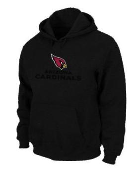 Arizona Cardinals Authentic Logo Pullover Hoodie Black Cheap
