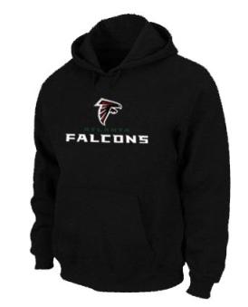 Atlanta Falcons Authentic Logo Pullover Hoodie Black Cheap