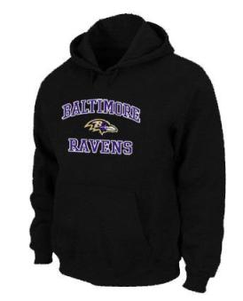 Baltimore Ravens Heart & Soul Pullover Hoodie Black Cheap