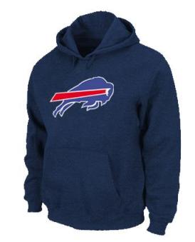 Buffalo Bills Logo Pullover Hoodie Dark Blue Cheap