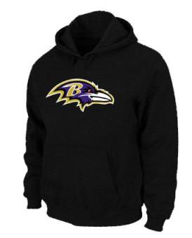 Baltimore Ravens Logo Pullover Hoodie black Cheap