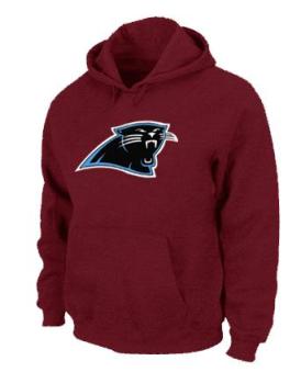 Carolina Panthers Logo Pullover Hoodie RED Cheap