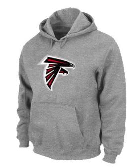 Atlanta Falcons Logo Pullover Hoodie Grey Cheap