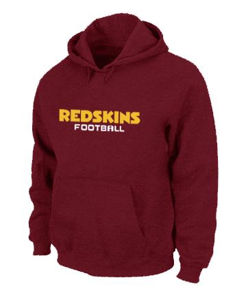 Washington Redskins Authentic font Pullover NFL Hoodie Red Cheap
