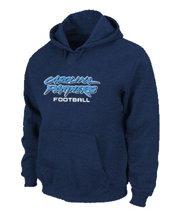 Carolina Panthers Authentic font Pullover NFL Hoodie D.Blue Cheap