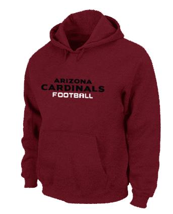 Arizona Cardinals Authentic font Pullover NFL Hoodie Red Cheap