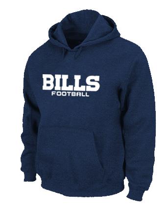 Buffalo Bills Authentic font Pullover NFL Hoodie D.Blue Cheap