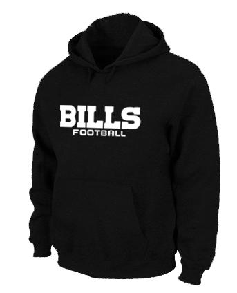 Buffalo Bills Authentic font Pullover NFL Hoodie Black Cheap