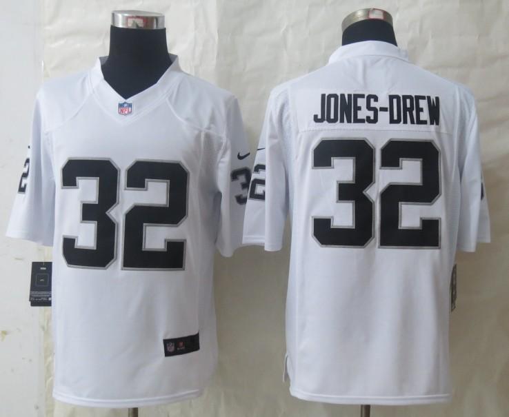 Nike Oakland Raiders 32 Maurice Jones-Drew White Game NFL Jerseys Cheap