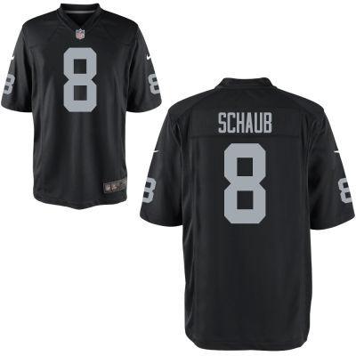 Nike Oakland Raiders 8 Matt Schaub Black Elite NFL Jersey Cheap