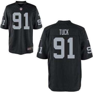 Nike Oakland Raiders 91 Justin Tuck Black Elite NFL Jerseys Cheap