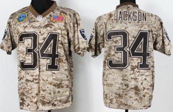 Nike Oakland Raiders 34 Bo Jackson Salute to Service Digital Camo Elite NFL Jersey Cheap