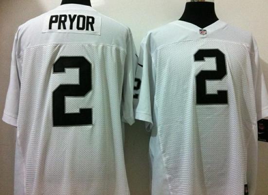 Nike Oakland Raiders 2 Terrelle Pryor White Elite NFL Jerseys Cheap