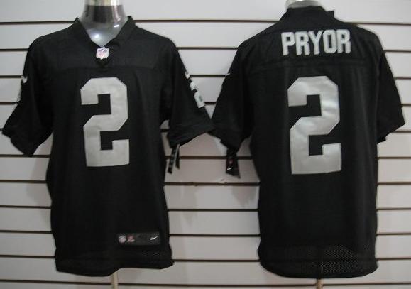 Nike Oakland Raiders 2 Terrelle Pryor Black Elite NFL Jerseys Cheap
