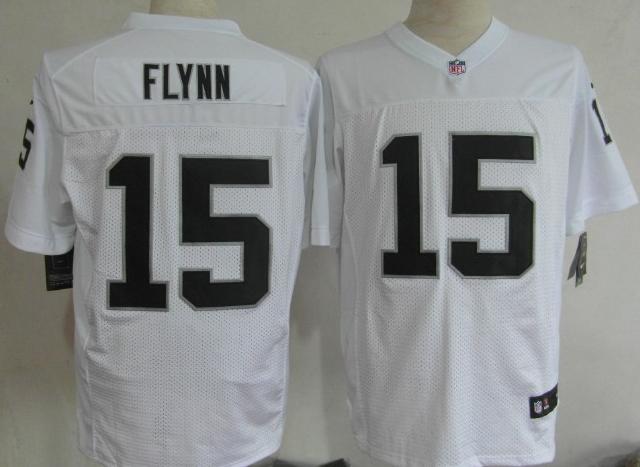 Nike Oakland Raiders 15 Matt Flynn White Elite NFL Jerseys Cheap