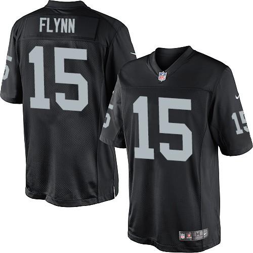 Nike Oakland Raiders 15 Matt Flynn Black Elite NFL Jerseys Cheap