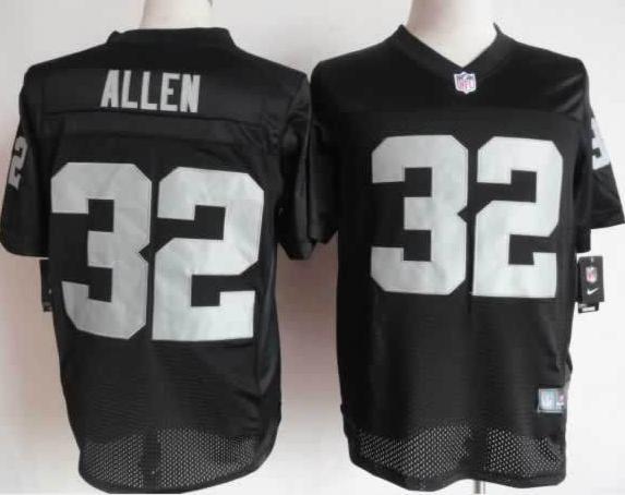 Nike Oakland Raiders 32 Marcus Allen Black Elite NFL Jerseys Cheap