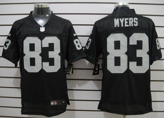 Nike Oakland Raiders #83 Brandon Myers Black Elite NFL Jerseys Cheap